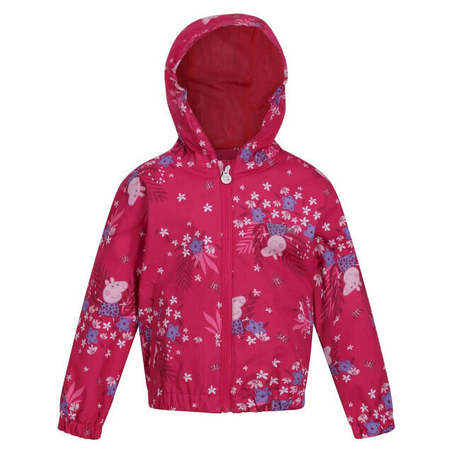 A2Z 4 Kids PU Regenjas Jassen Lila Windjack Waterdicht