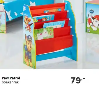 Baby & Tiener Paw Patrol boekenrek aanbieding