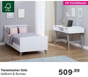 Baby & Tiener Tienerkamer Oslo ledikant & Bureau aanbieding