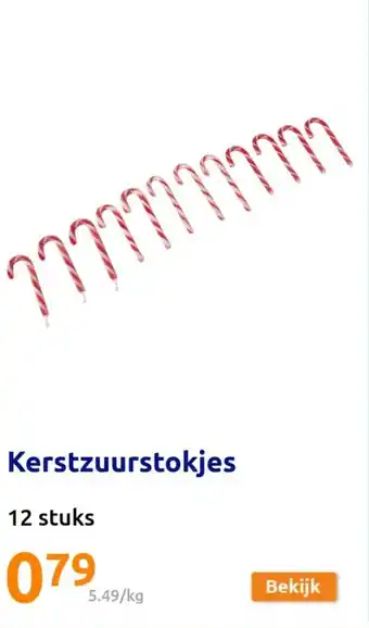 Action Kerstzuurstokjes aanbieding