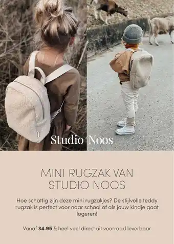 Baby & Tiener MINI RUGZAK VAN STUDIO NOOS aanbieding