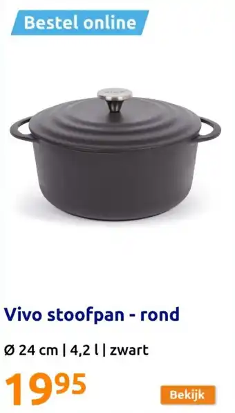 Action Vivo stoofpan - rond aanbieding