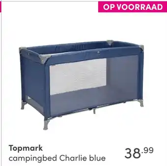 Baby & Tiener Topmark campingbed Charlie blue aanbieding