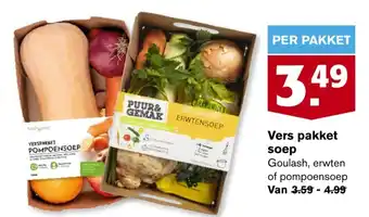 Hoogvliet Vers pakket soep aanbieding