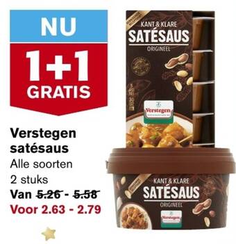 Hoogvliet Verstegen satésaus aanbieding