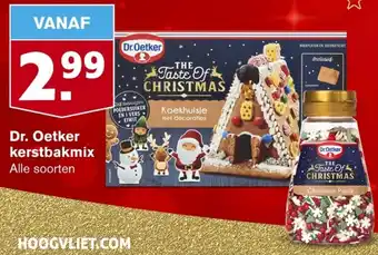 Hoogvliet Dr. Oetker kerstbakmix aanbieding