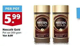 Hoogvliet Nescafé Gold Pot van 200 gram aanbieding