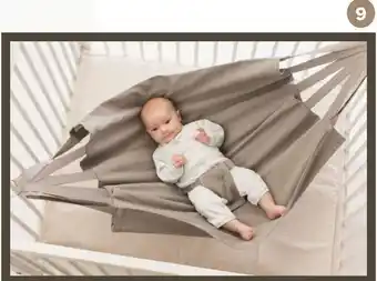 Baby & Tiener Hoppa babyhangmatje taupe aanbieding