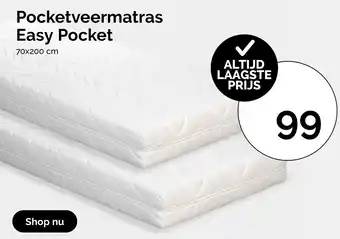 Beter Bed Pocketveermatras Easy Pocket aanbieding