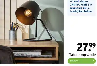 GAMMA Tafellamp Jade aanbieding