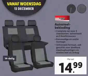 Lidl Autostoel-bekleding aanbieding