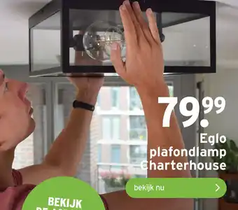 GAMMA Eglo plafondlamp Charterhouse aanbieding