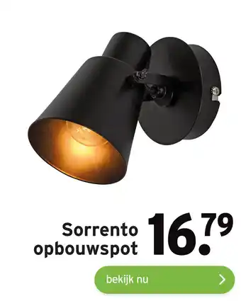 GAMMA Sorrento opbouwspot aanbieding