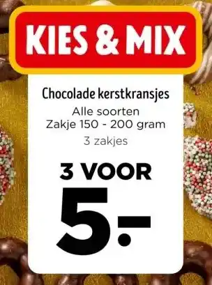 Jumbo Chocolade kerstkransjes aanbieding