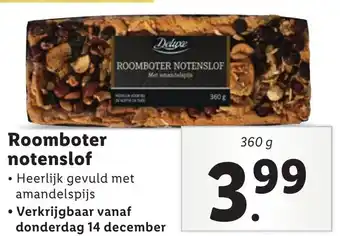 Lidl Roomboter notenslof 360g aanbieding