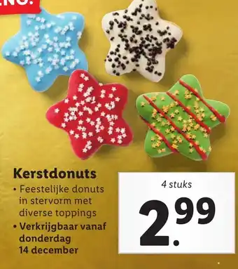 Lidl Kerstdonuts aanbieding