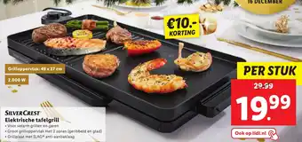 Lidl SILVERCREST Elektrische tafelgrill aanbieding