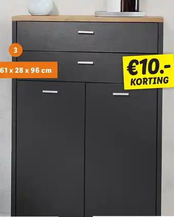 Lidl 3 Badkamerkast Corfu aanbieding