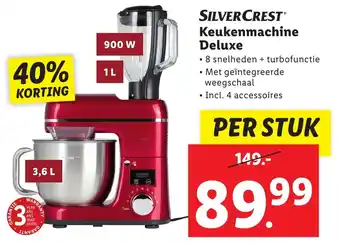 Lidl SILVERCREST Keukenmachine Deluxe aanbieding