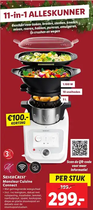 Lidl SILVERCREST Monsieur Cuisine Connect aanbieding