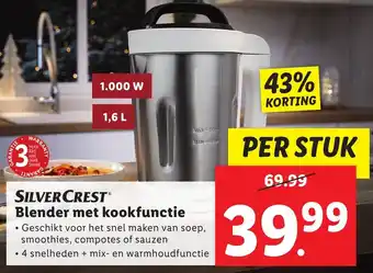 Lidl SILVERCREST Blender met kookfunctie aanbieding