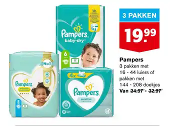 Hoogvliet Pampers aanbieding