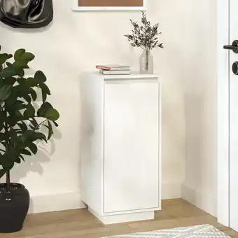 fonQ Prolenta premium - schoenenkast 35x35x80 cm massief grenenhout wit aanbieding