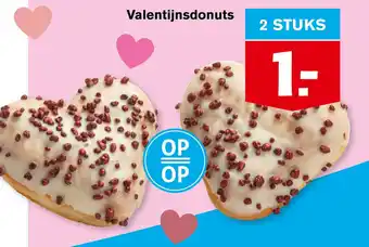 Hoogvliet Valentijnsdonuts aanbieding