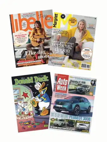 Primera Gratis libelle, margriet, donald duck of autoweek aanbieding