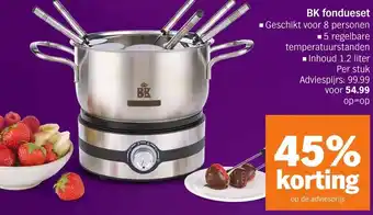 Albert Heijn BK fondueset aanbieding