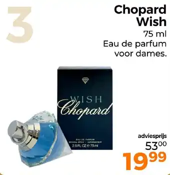 Trekpleister Chopard Wish 75 ml aanbieding