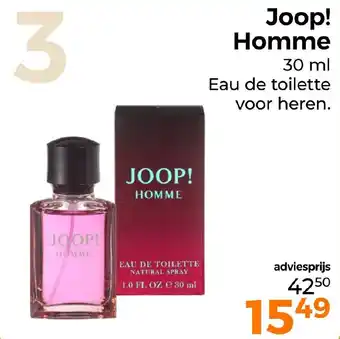 Trekpleister Joop! Homme 30 ml aanbieding