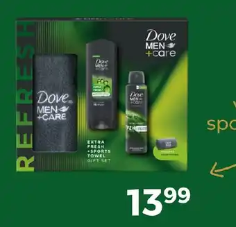 Trekpleister Dove MEN +CARE voor de sportieveling aanbieding