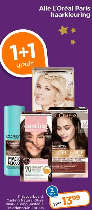 Trekpleister Alle L'Oréal Paris haarkleuring aanbieding
