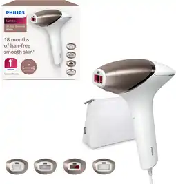 Amazon Philips lumea ipl-ontharingapparaat 8000-serie - ontharingsapparaat met senseiq-technologie, 4 opzetstukken lichaam, gezicht, aanbieding