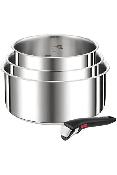 Tefal Hard Titanium On Wokpan 28 Cm Duurzame Coating Veilig Thermo Signal Warmte Indicator 3870