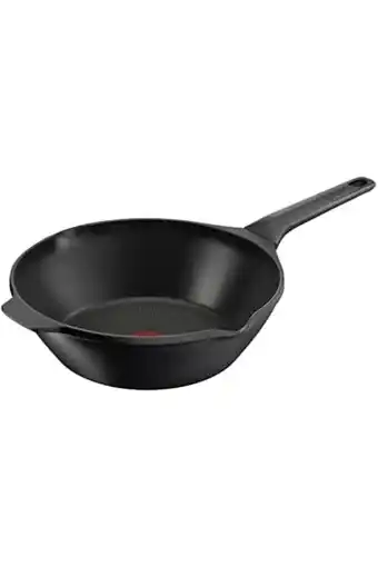 Amazon Tefal e24919 robusto wokpan van gegoten aluminium 28 cm | eenvoudig te reinigen | antiaanbaklaag | temperatuurindicator met t aanbieding