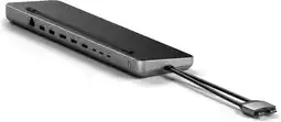 Amazon Satechi dual usb-c docking station en standaard, met 2 hdmi-poorten, display port, usb-c en usb-a datapoorten, 1 ethernetpoor aanbieding