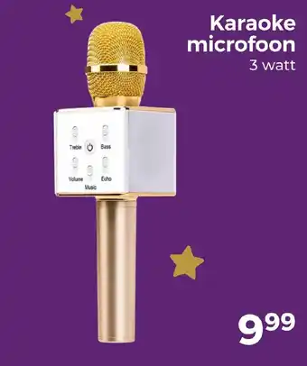 Trekpleister Karaoke microfoon aanbieding