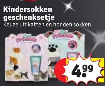 Kruidvat Kindersokken geschenksetje aanbieding