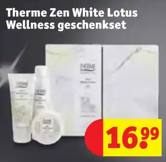 Kruidvat Therme Zen White Lotus Wellness geschenkset aanbieding