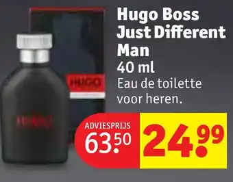 Kruidvat Hugo Boss Just Different Man 40 ml aanbieding