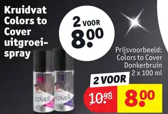 Kruidvat Kruidvat Colors to Cover uitgroei-spray aanbieding