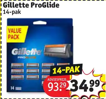 Kruidvat Gillette ProGlide 14-pak aanbieding