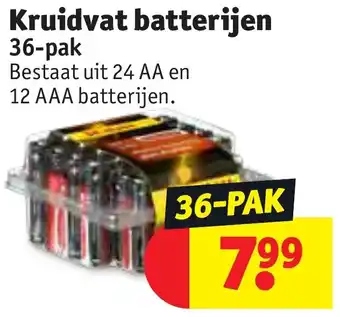 Kruidvat Kruidvat batterijen 36-pak aanbieding