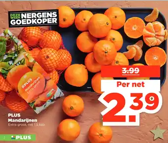 PLUS Plus mandarijnen aanbieding