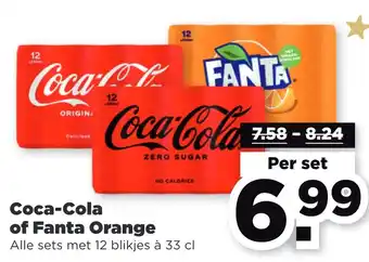 PLUS Coca-cola of fanta orange aanbieding