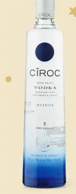 PLUS Ciroc vodka aanbieding