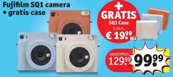 Kruidvat Fujifilm SQ1 camera + gratis case aanbieding