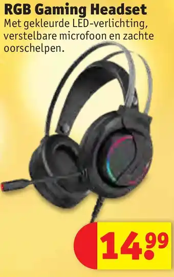 Kruidvat RGB Gaming Headset aanbieding